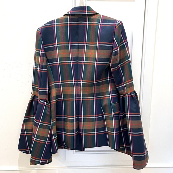 Prabal Gurung Plaid Blazer Size 2 - Picture 2 of 4
